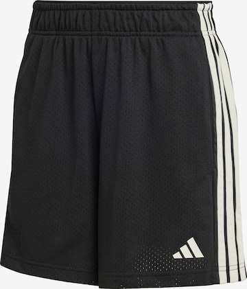 Loosefit Pantalon de sport 'Stadium' ADIDAS SPORTSWEAR en noir : devant