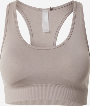 ONLY PLAY Regular Sports Bra 'DAISY' in Brown: front