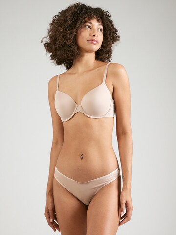 Invisible Soutien-gorge Calvin Klein Underwear en beige