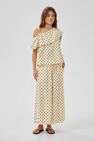 My Essential Wardrobe Bluse 'MWNada Florence' i gul
