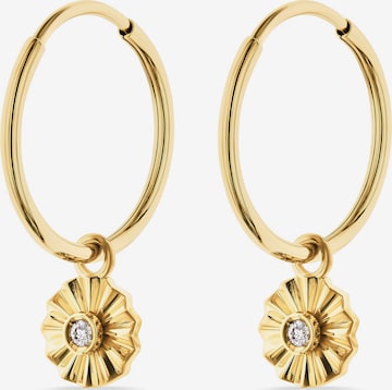 CHRIST Earrings in Gold: front