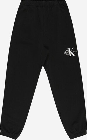 Calvin Klein Jeans Tapered Pants in Black: front