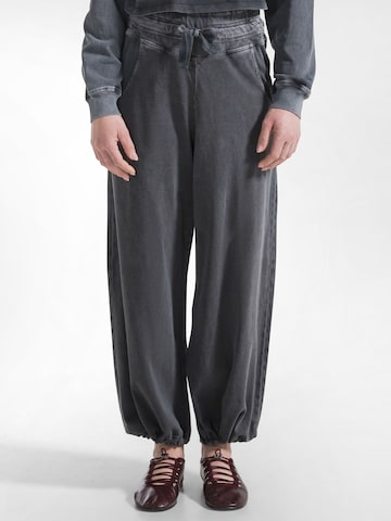 DEHA Wide leg Trousers 'MAGNUM' in Grey: front