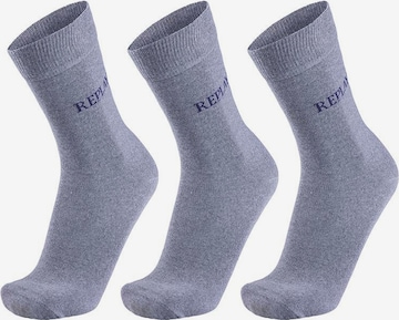 REPLAY Socks in Blue: front