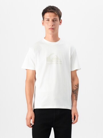 QUIKSILVER Αθλητική μπλούζα φούτερ σε λευκό: μπροστά