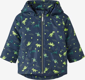 Veste mi-saison 'Max Dino' NAME IT en bleu : devant