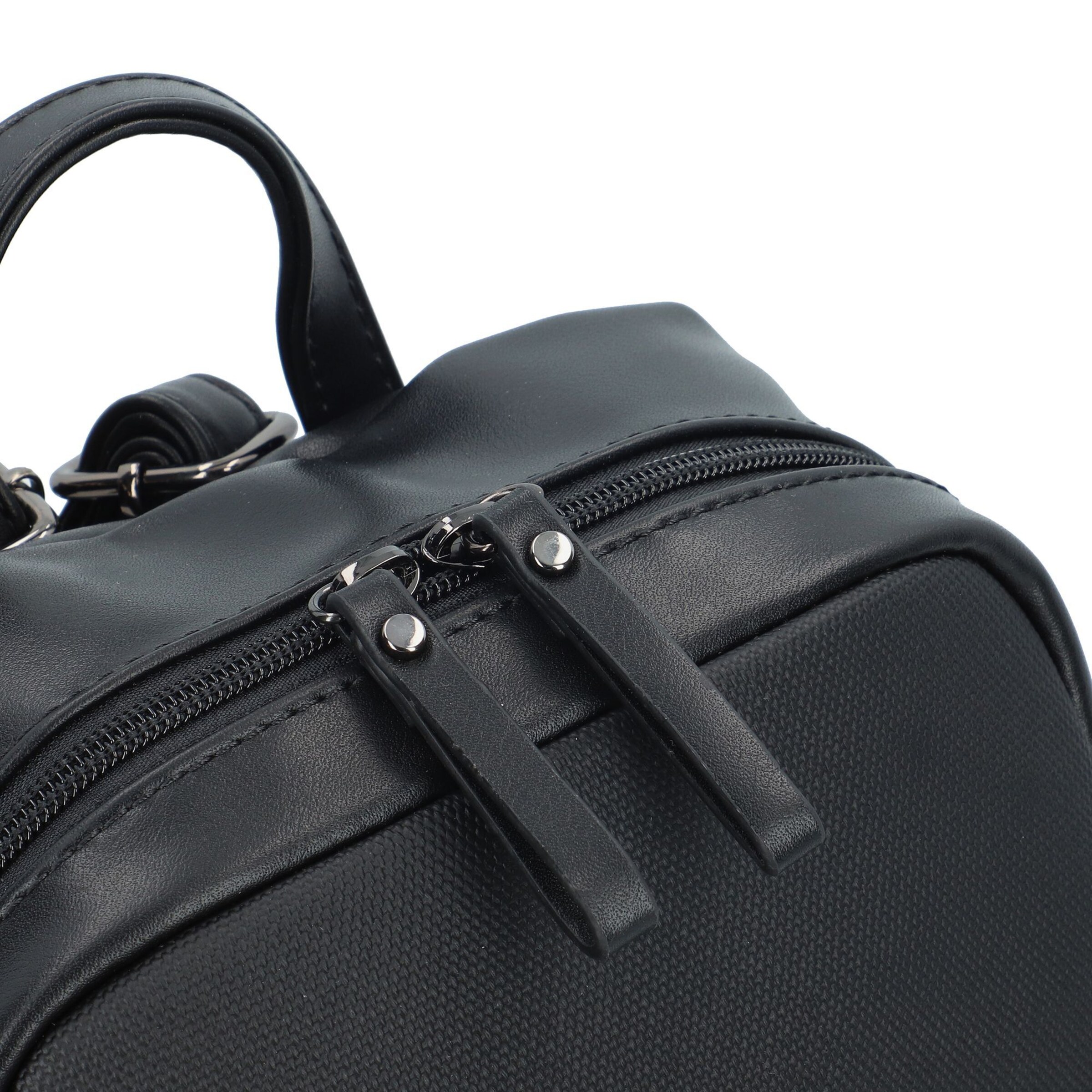 TOM TAILOR Rucksack 'Tamara' in Schwarz