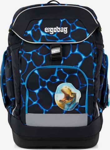 ergobag Backpack 'Maxi Schulrucksack Set 6tlg.' in Blue: front