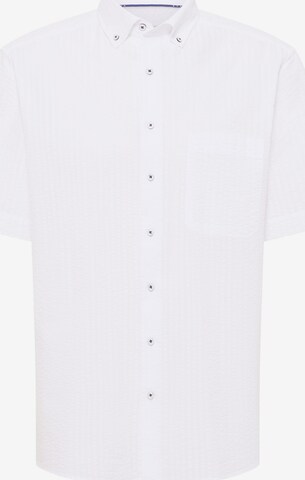 ETERNA Comfort fit Button Up Shirt in White: front