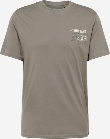 MUSTANG T-Shirt 'ALEX' in Grau: predná strana