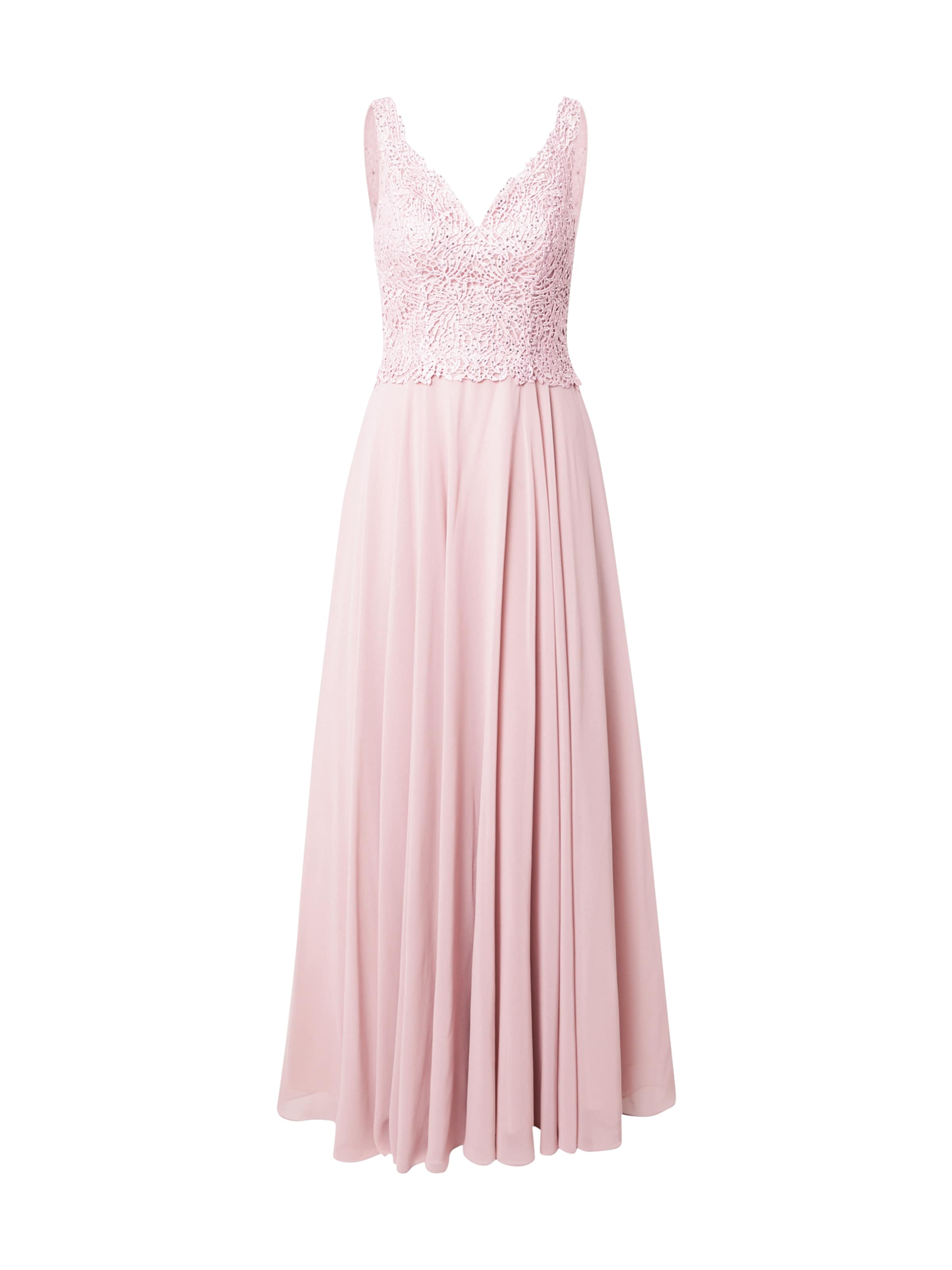 mascara Evening Dress in Pink: front