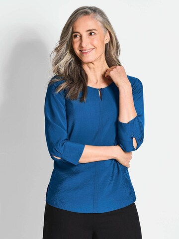 Goldner Blouse in Blauw: voorkant