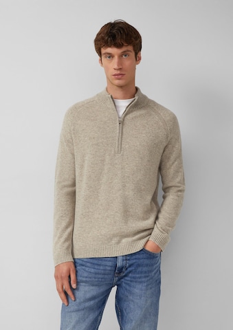 s.Oliver Sweater in Beige: front