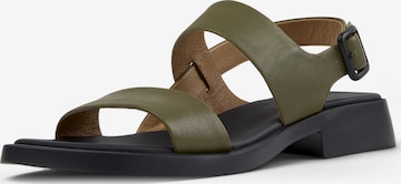 CAMPER Strap sandal ' Dana ' in Green: front