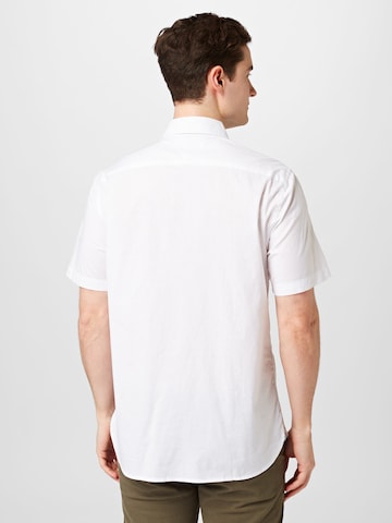 Coupe regular Chemise 'Flex Poplin' TOMMY HILFIGER en blanc