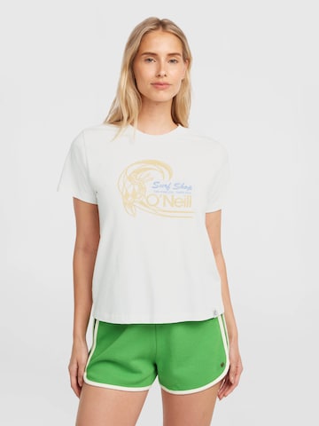 Tricou 'Circle Surfer' de la O'NEILL pe alb: față