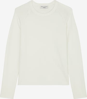 Pull-over Marc O'Polo DENIM en blanc : devant