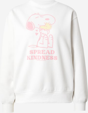 GAP Sweatshirt 'SNOOPY' in White: front