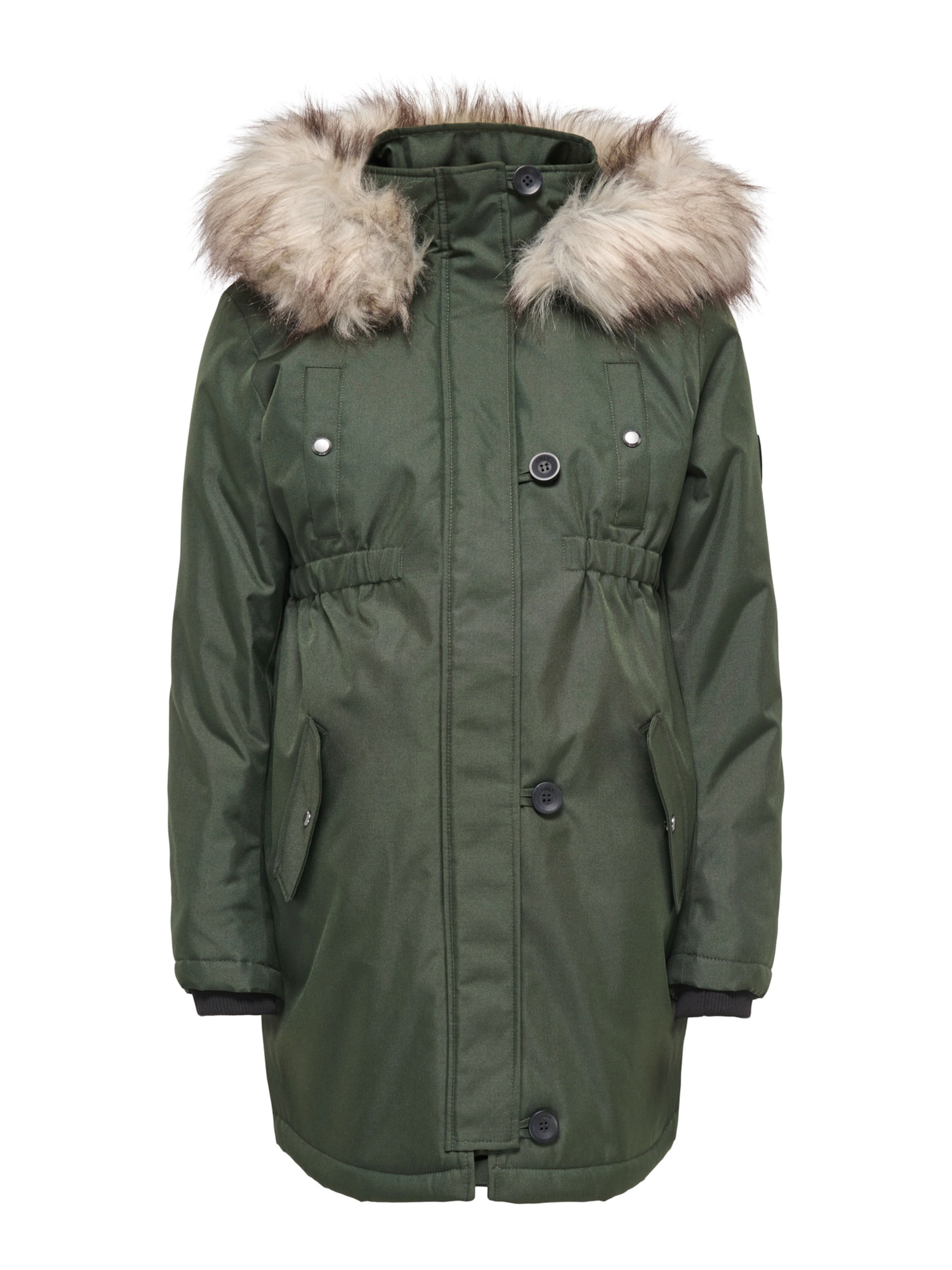 Only Maternity Parka 'OLMIris' in Grün