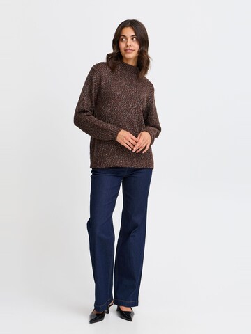 Pull-over ' Spotta ' Fransa en marron