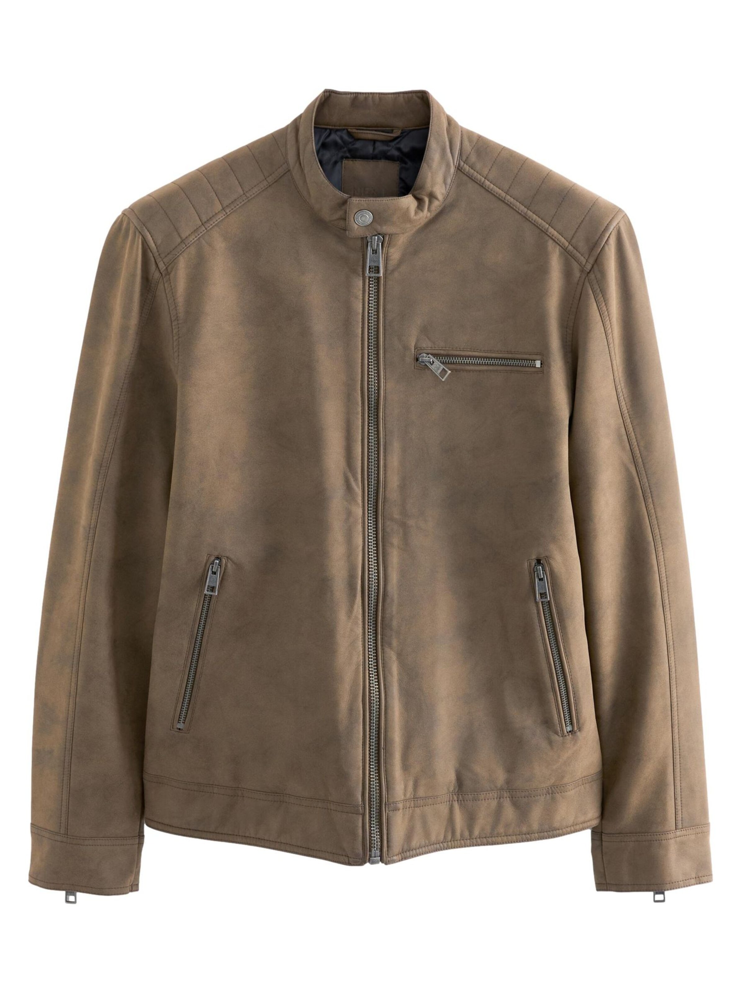 Next Prehodna jakna | rjava barva: sprednja stran