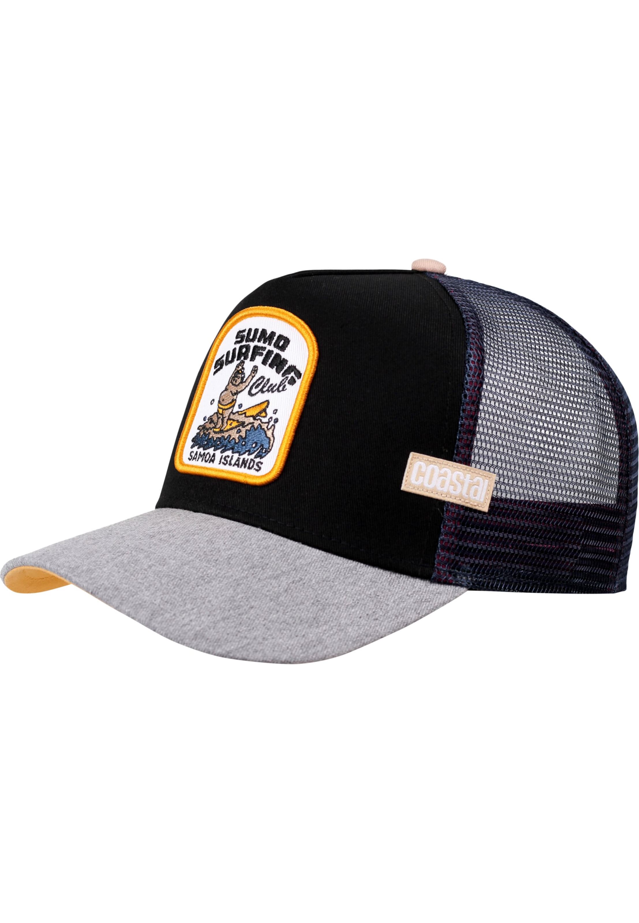 Cappello da baseball 'Sumo Samoa' di Coastal in nero: frontale