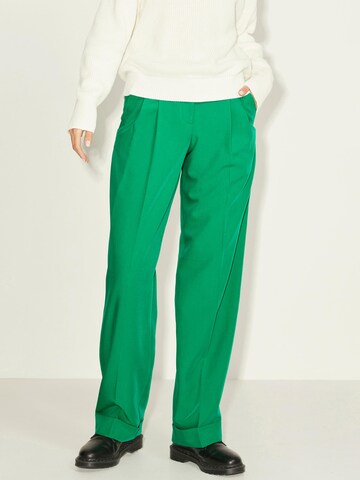 JJXX Loose fit Pleated Pants 'Mary' in Green: front