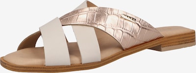 SCAPA Pantolette in rosegold / weiß, Produktansicht