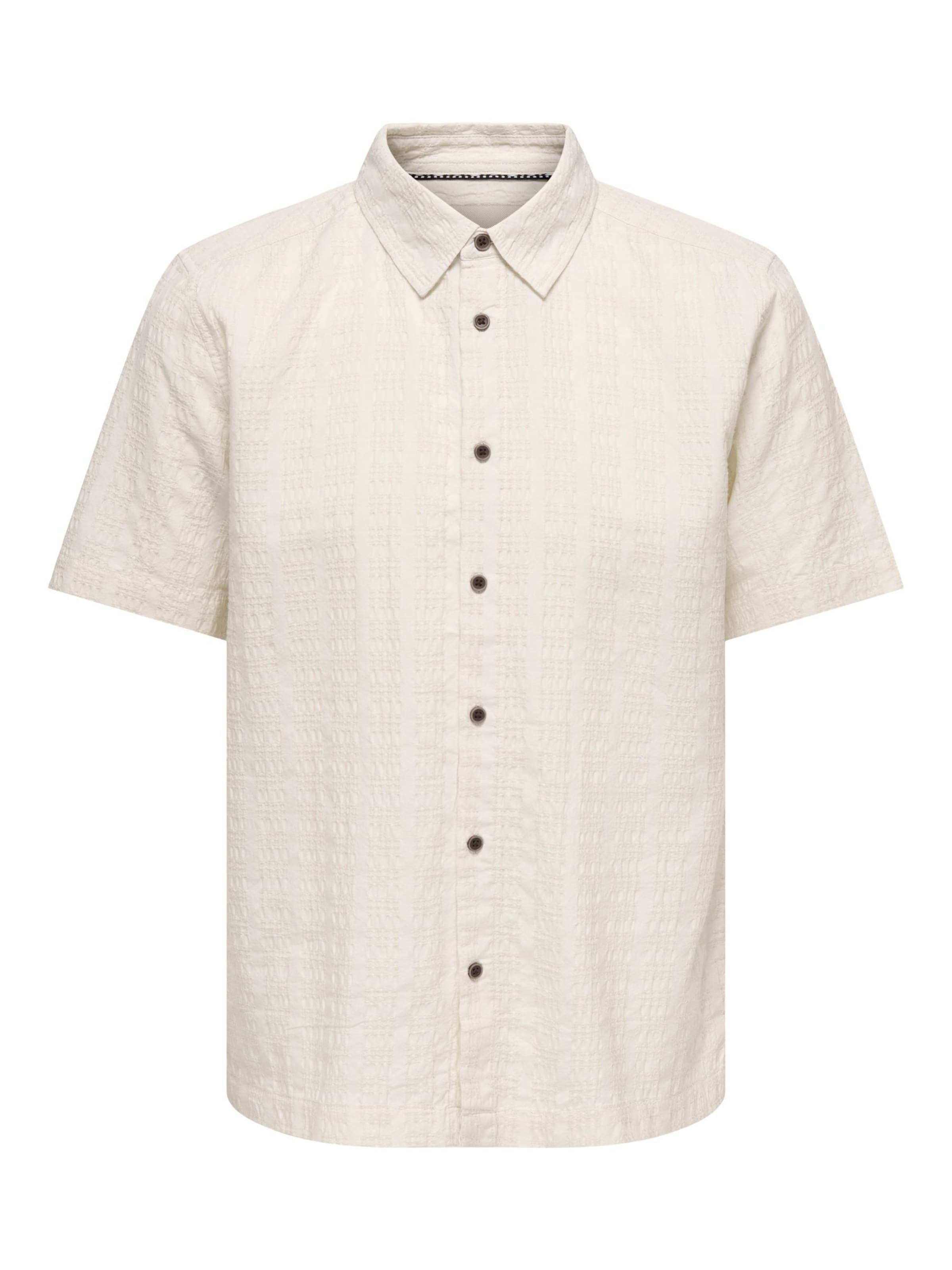Coupe regular Chemise 'ONSWilson' Only & Sons en gris : devant