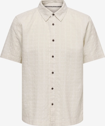 Coupe regular Chemise 'ONSWilson' Only & Sons en gris : devant