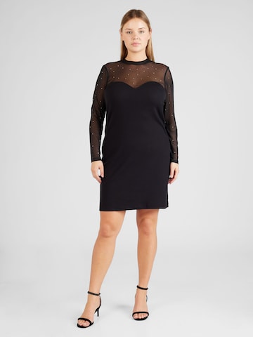 Rochie de cocktail 'MAYA' de la Noisy May Curve pe negru: față