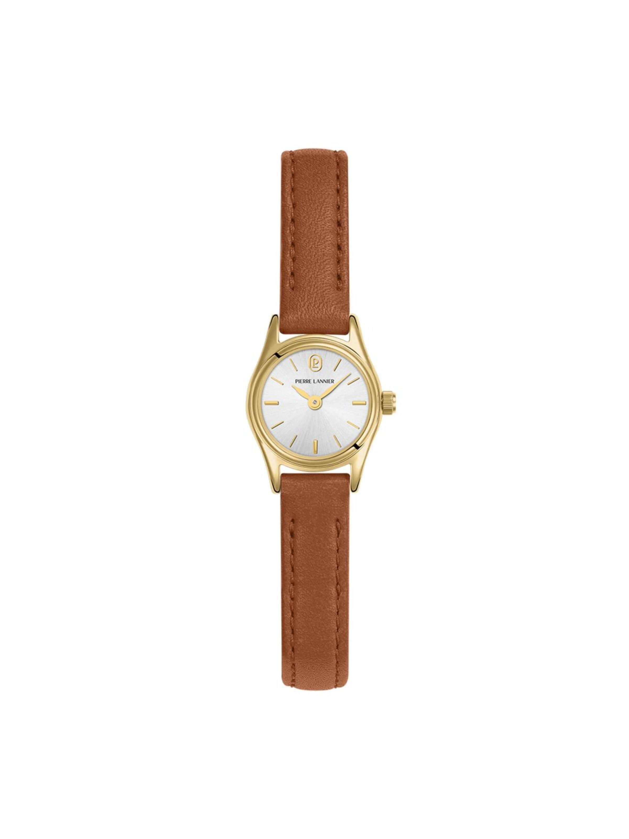 Montre à affichage analogique Pierre Lannier en argent : devant