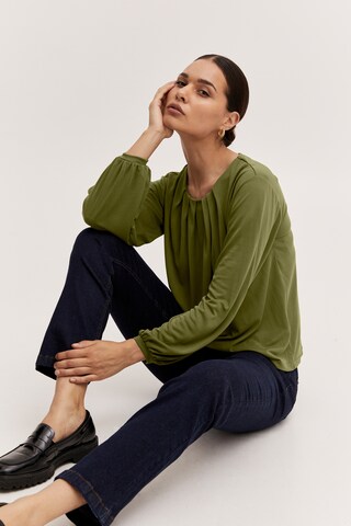 b.young Shirt 'PERL' in Groen