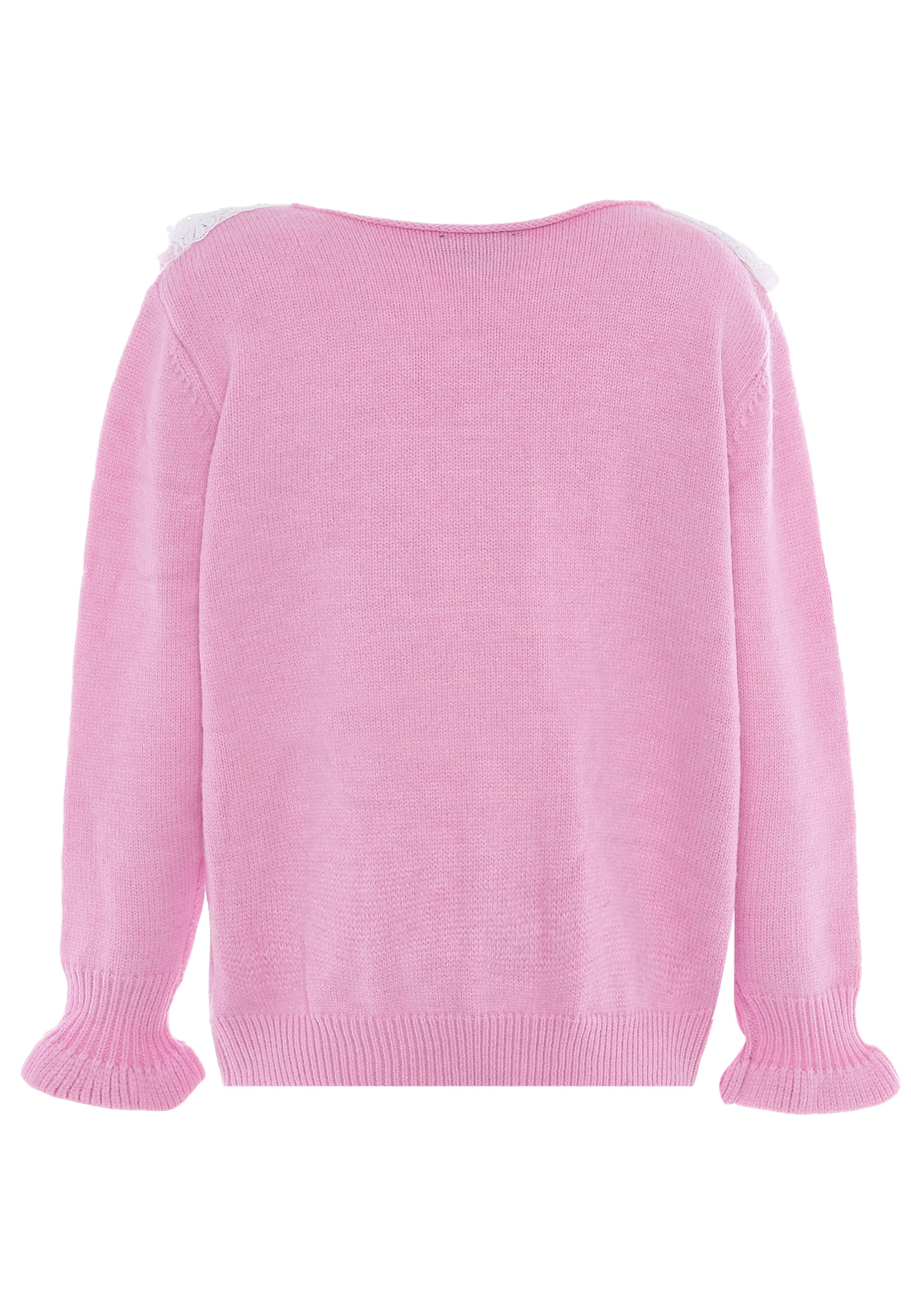 NAEMI Knit cardigan in Pink