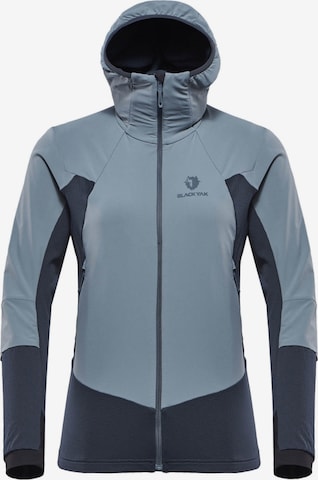 BLACKYAK Athletic Fleece Jacket 'Karun' in Blue: front