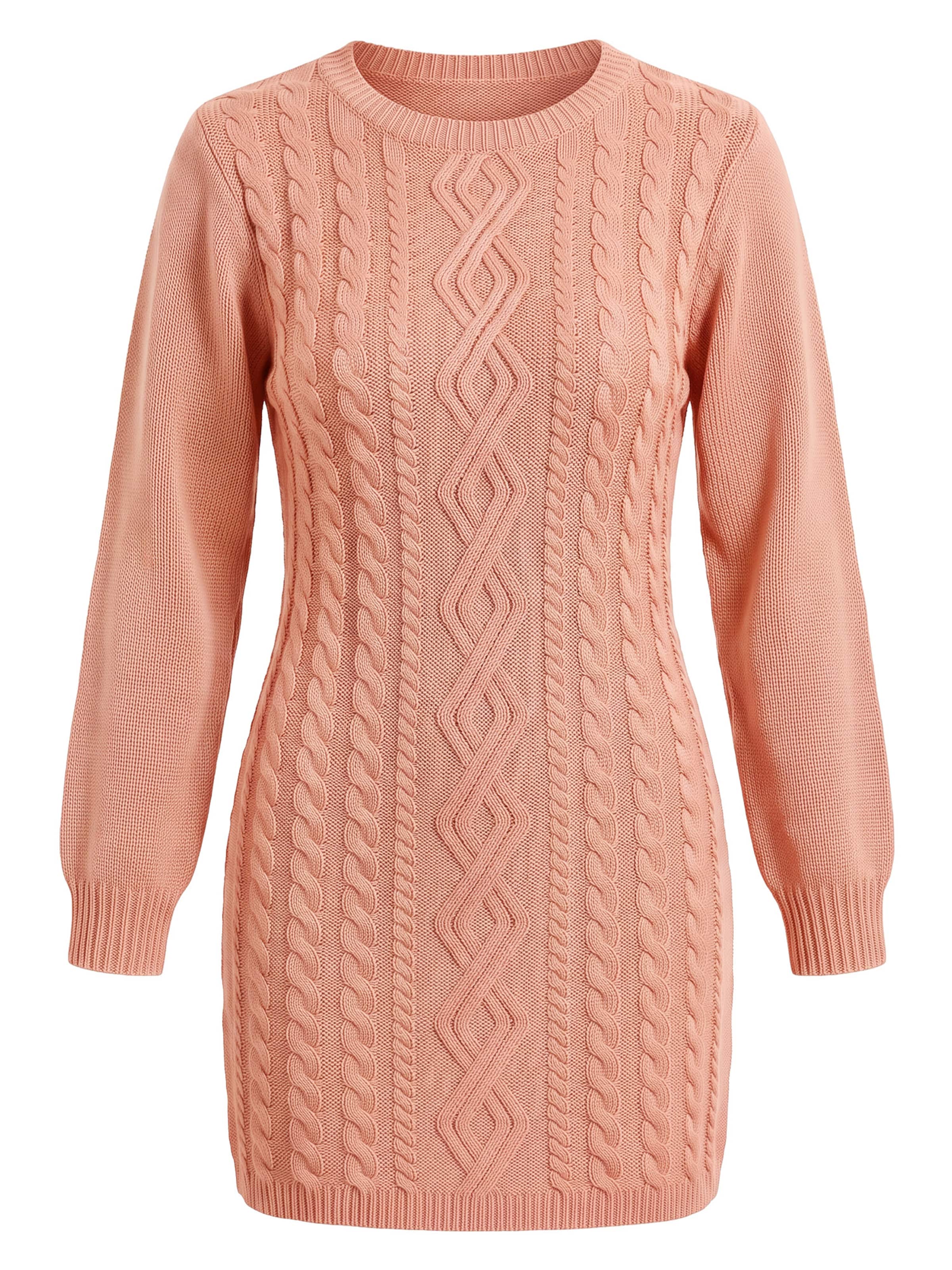 Imily Bela Strikkjole i pink: forside