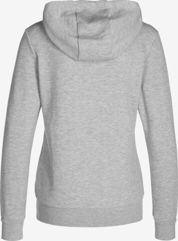 ERIMA Athletic Zip-Up Hoodie in Grey