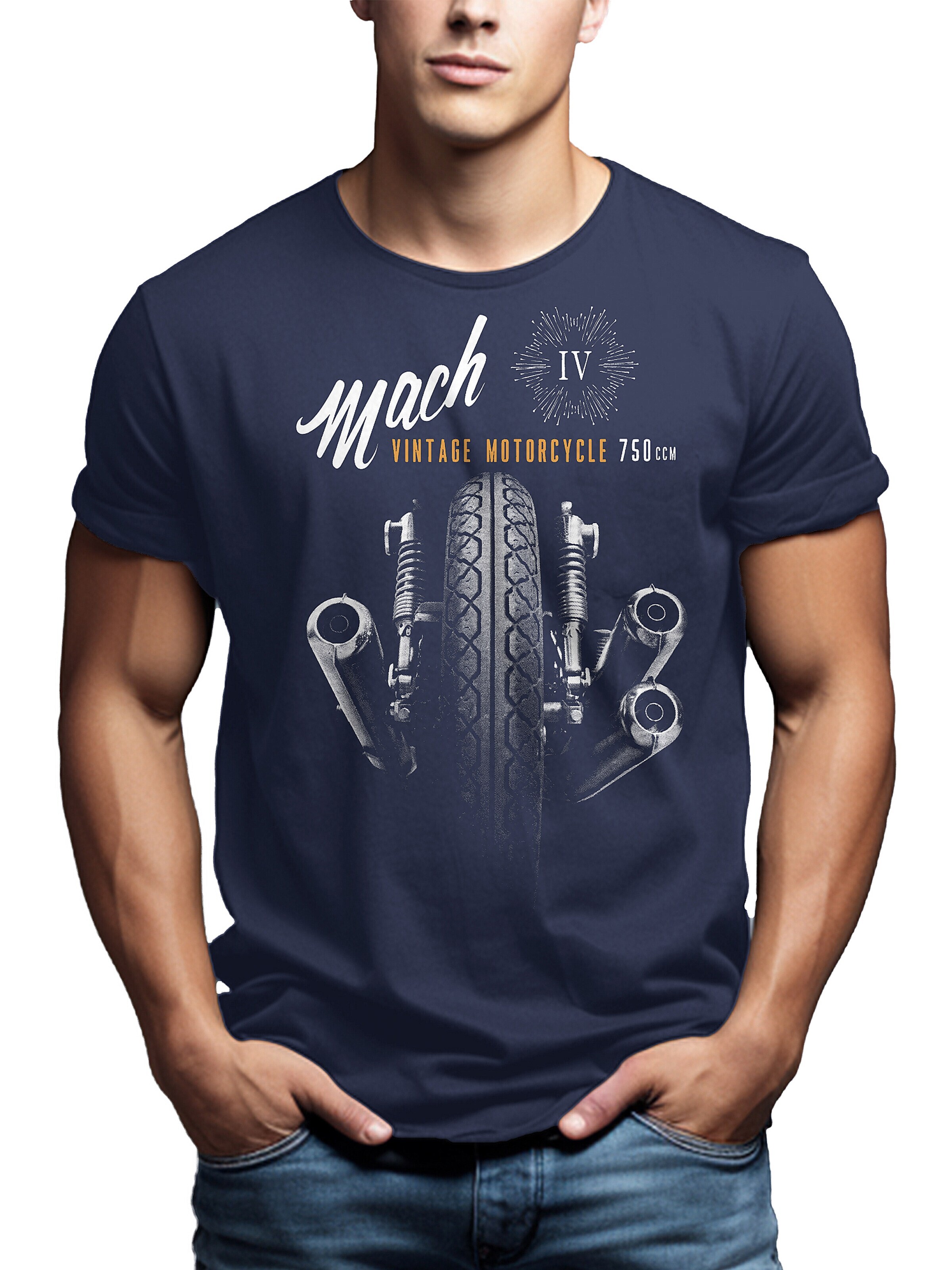 MAKAYA Shirt 'Mach 4' in Blue