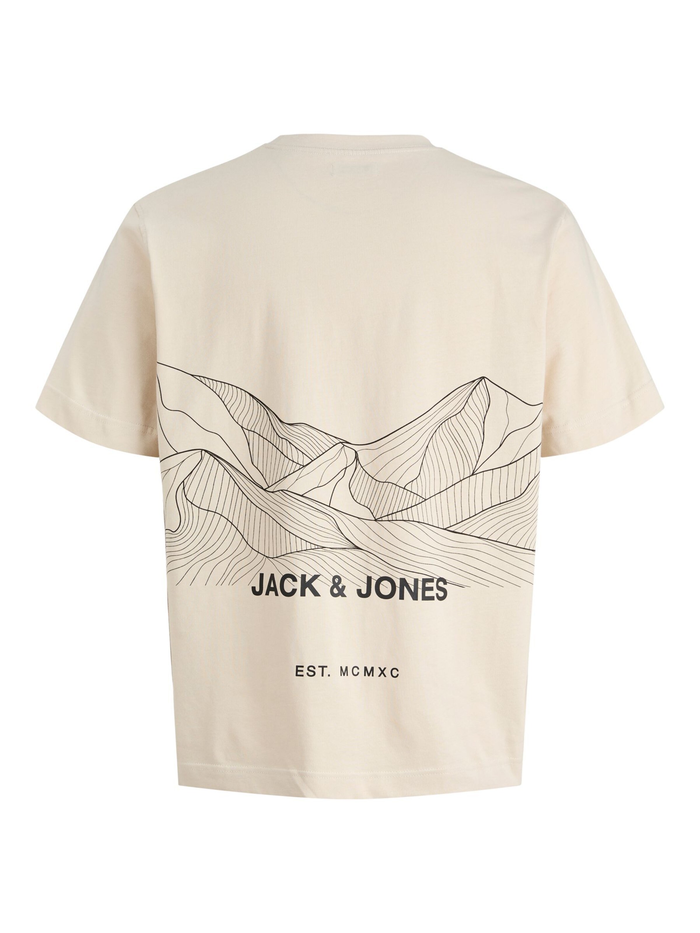 JACK & JONES Bluser & t-shirts 'JJAw25' i beige