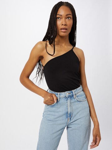 WEEKDAY Top 'Innie' in Black: front