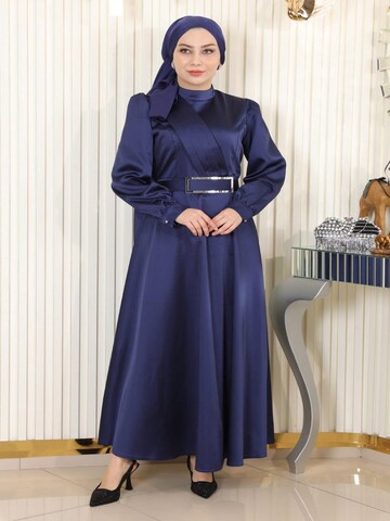 MODAMIHRAM Jurk in Blauw: voorkant