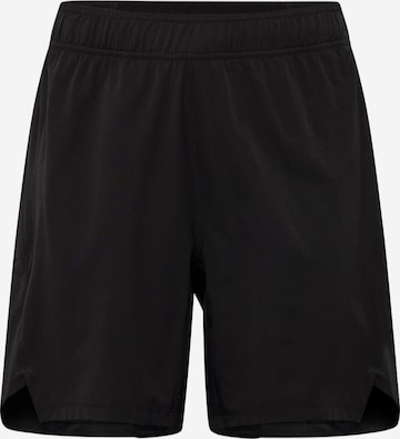 ADIDAS PERFORMANCE Sportbroek 'Workout Knurling' in Zwart: voorkant