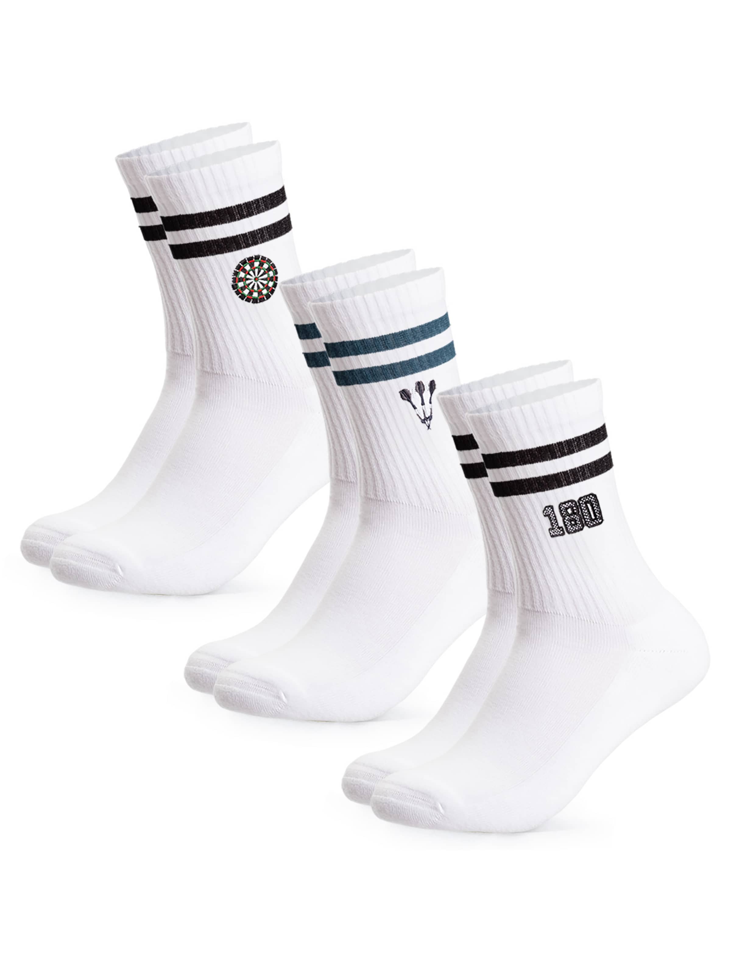 Occulto Socken 'Rio' in Weiß: Vorderseite