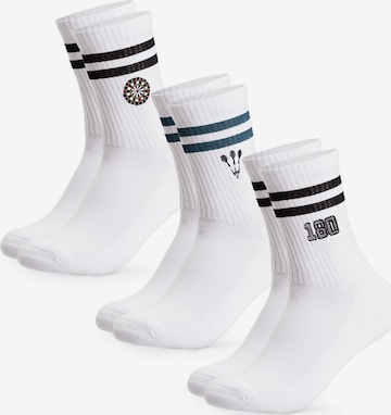 Occulto Socken 'Rio' in Weiß: Vorderseite