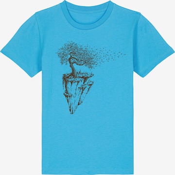 Life-Tree Shirt 'Maple Island' in Blue: front