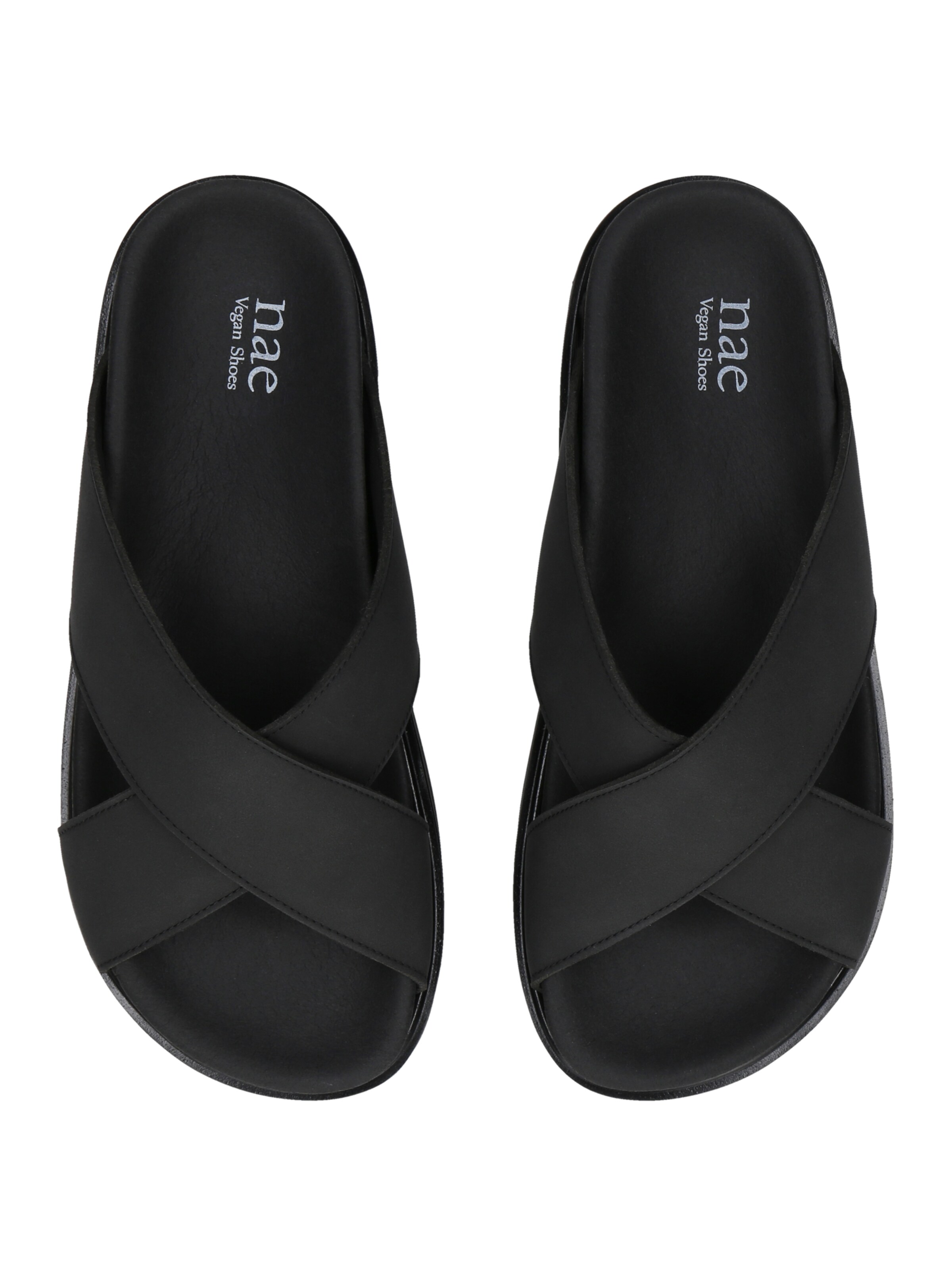 Sandalo 'DAVU' di nae Vegan Shoes in nero