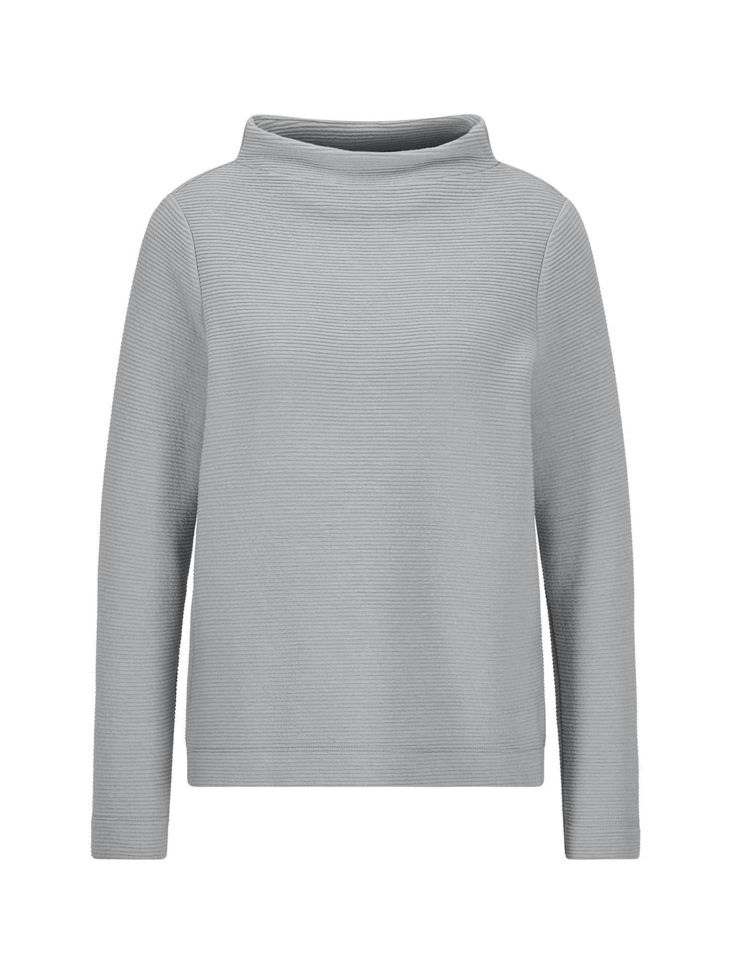 Goldner Sweatshirt in Grau: Vorderseite