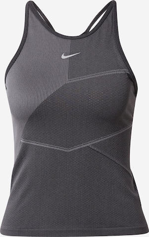 NIKE Sports top in Black: front