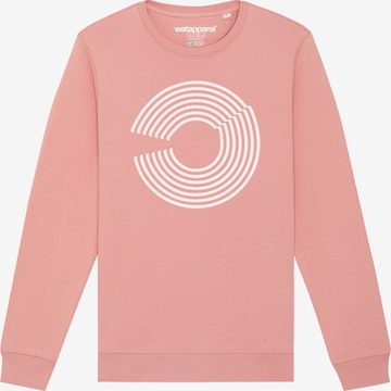Felpa ' Abstract 01 ' di Watapparel in rosa: frontale