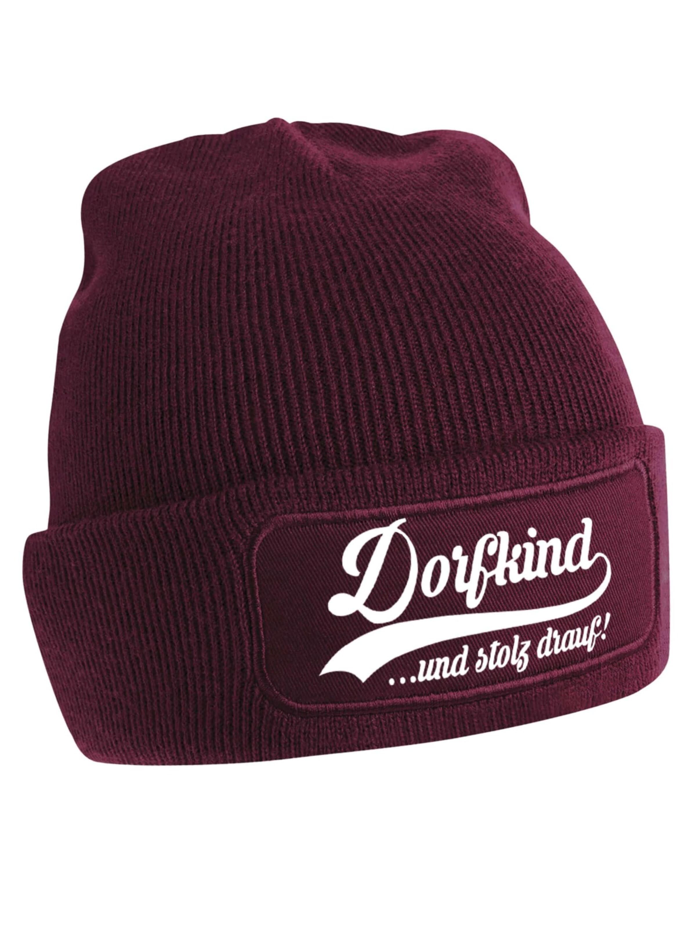 Youth Designz Mütze 'Dorfkind'‌‌‌‌ in Rot
